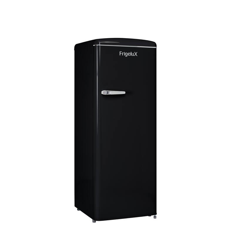 Retro Vintage Černá skříňová lednice 218L RF218RNA++ - FrigeluX