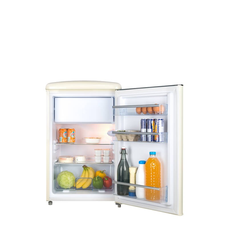 Retro Vintage Krémová Stolní Lednice 108L R4TT108RCE - FrigeluX