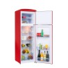 Retro Vintage Červená 2-dveřová lednice RFDP246RRA++ 245L - FrigeluX
