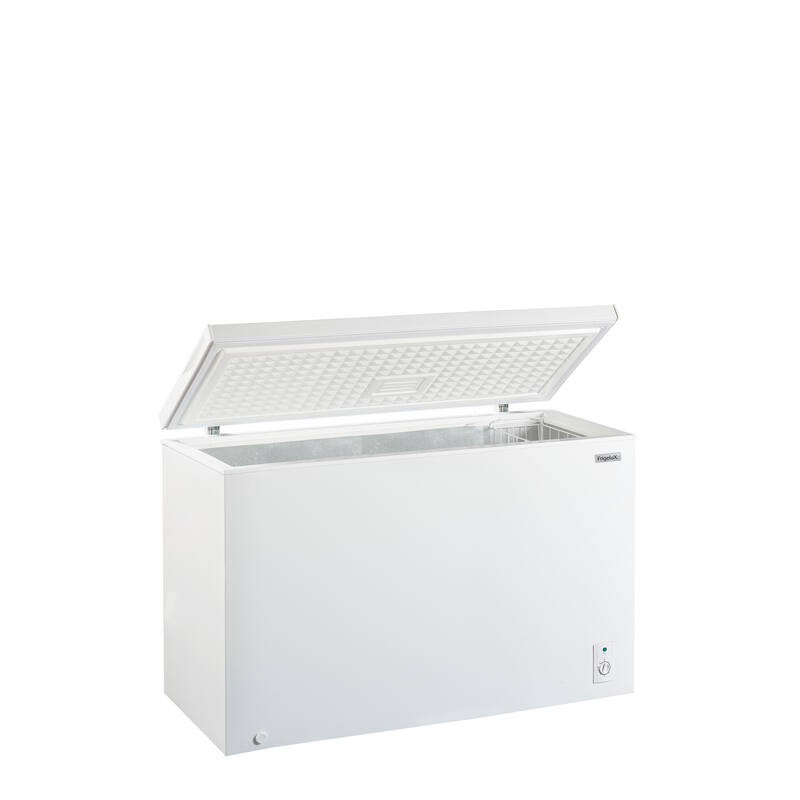 Bílý truhlicový mrazák CCO400BE 395L - FrigeluX