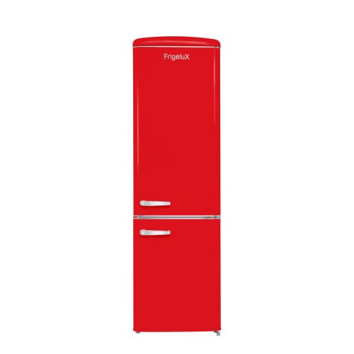 Retro Vintage Red Combinated Refrigerator 244L CB255RRA++ FrigeluX