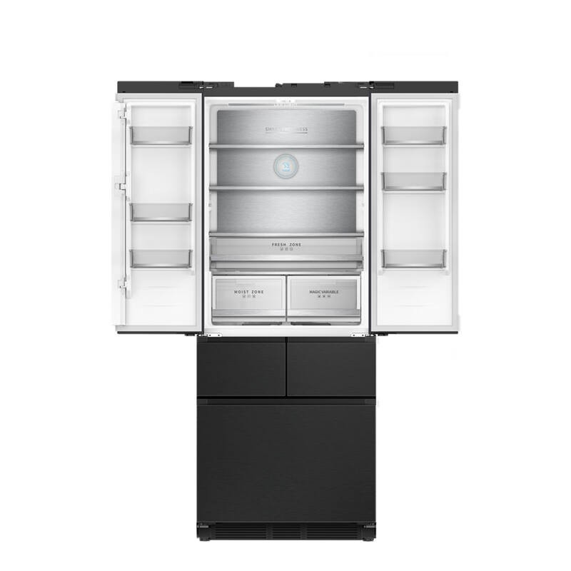 Černá lednice-mrazák French Door FRD190XBI 413L - FrigeluX