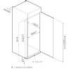 Upright Built-in Refrigerator SP122BI 205 L - Frigelux