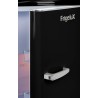 Retro Vintage Černá skříňová lednice 218L RF218RNA++ - FrigeluX