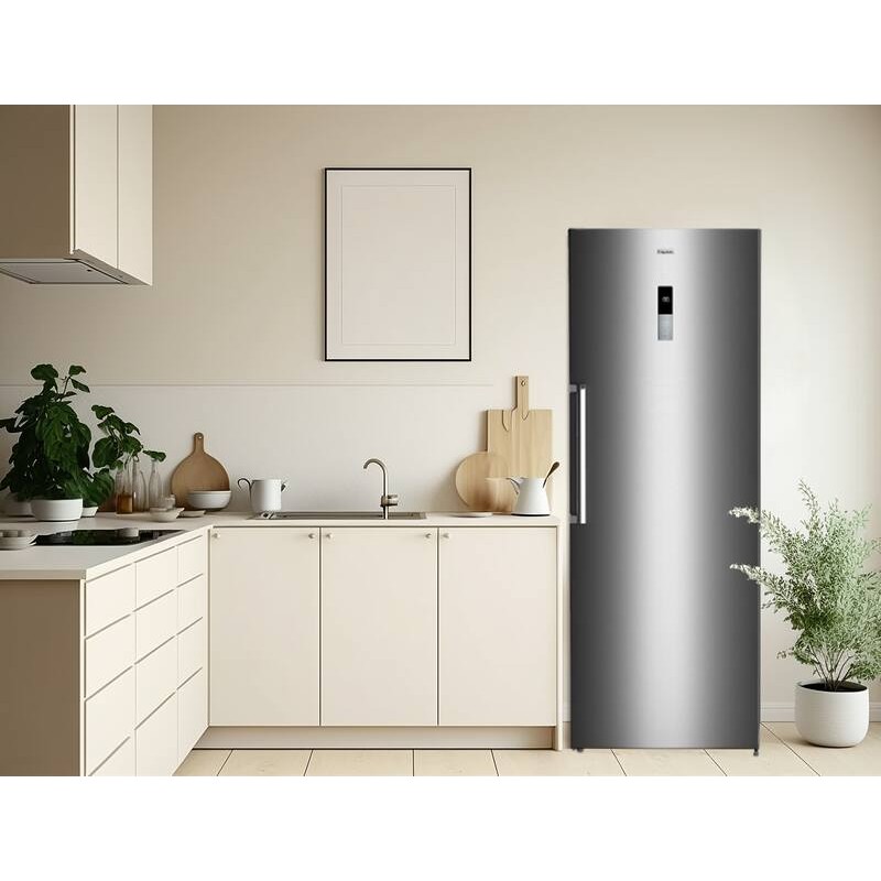 Vertikální lednice Inox Look RA445XE 475L - FrigeluX