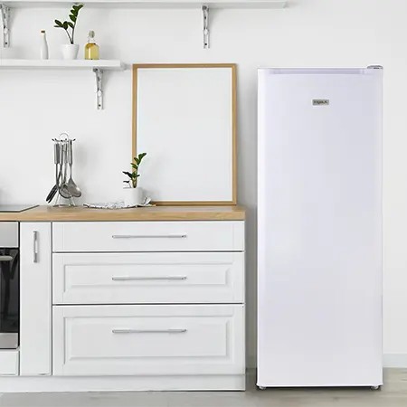 Upright refrigerators